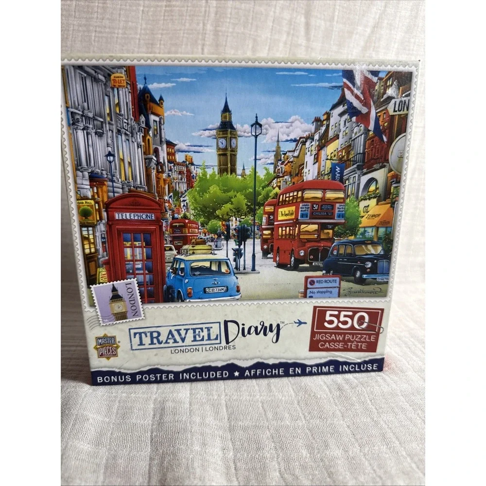 Master Pieces Travel‎ Diary London by Hiro Tanakawa 550 Piece Jigsaw Puzzle